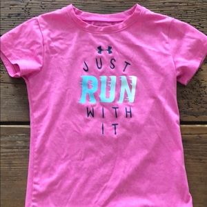 Girls under armour tee